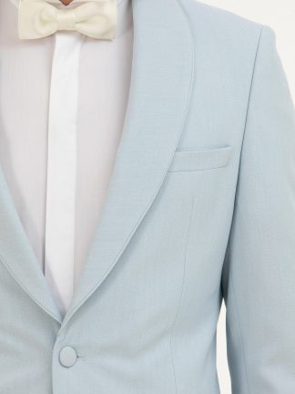 کت و شلوار مردانه آبی روشن کاشارل