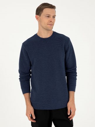 سویشرت مردانه نیلی کاشارل