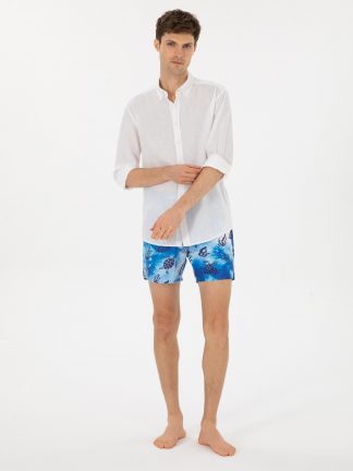 مایو مردانه آبی کاشارل