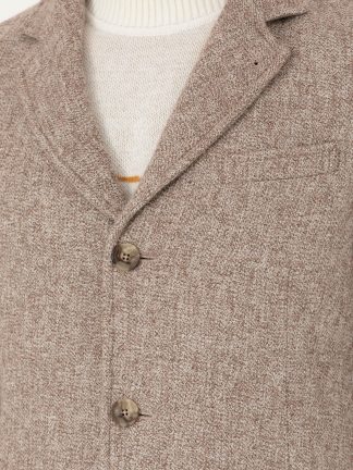 پالتو مردانه قهوه ای روشن کاشارل