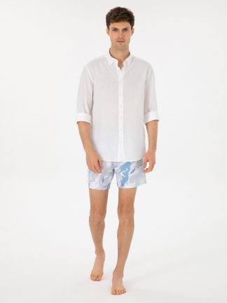 مایو مردانه سفید کاشارل