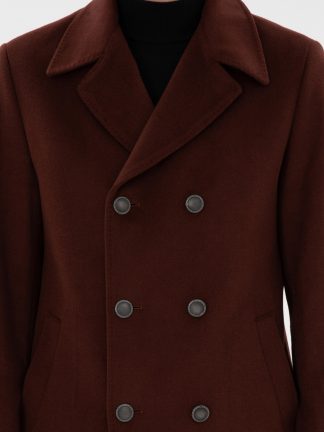 پالتو مردانه قهوه ای کاشارل