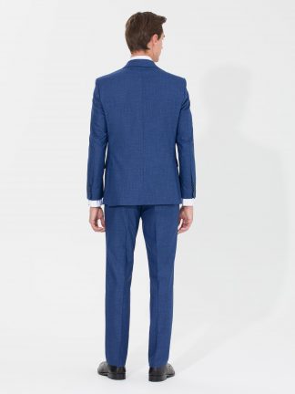 کت و شلوار مردانه نیلی کاشارل