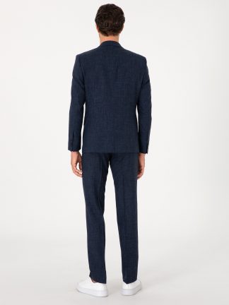 کت و شلوار مردانه سرمه ای کاشارل