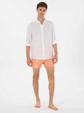 مایو مردانه نارنجی کاشارل