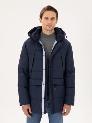 کاپشن مردانه سرمه ای پیرکاردین