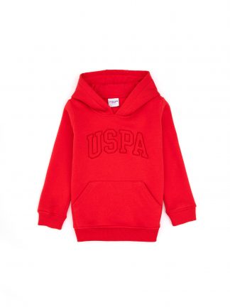 هودی دخترانه قرمز یو اس پولو