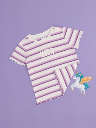 تی شرت دخترانه بژ یو اس پولو