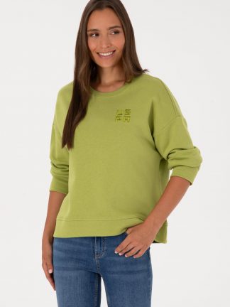 سویشرت زنانه پسته یو اس پولو