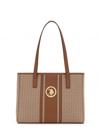 کیف دستی زنانه بژ یو اس پولو