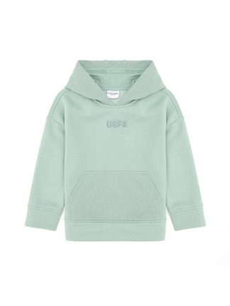 هودی دخترانه آبی فیروزه ای یو اس پولو