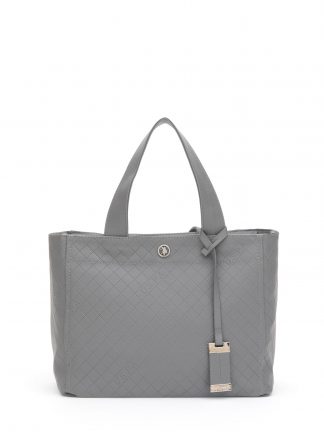 کیف زنانه خاکستری تیره یو اس پولو