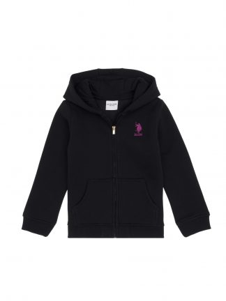 هودی دخترانه مشکی یو اس پولو