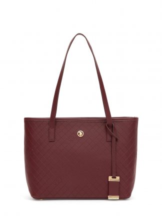 کیف زنانه زرشکی یو اس پولو