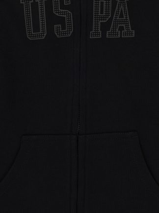 هودی دخترانه مشکی یو اس پولو