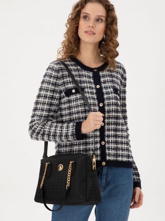 کیف زنانه مشکی یو اس پولو