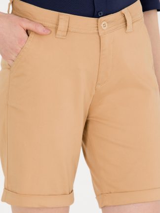 شلوارک زنانه شتری یو اس پولو