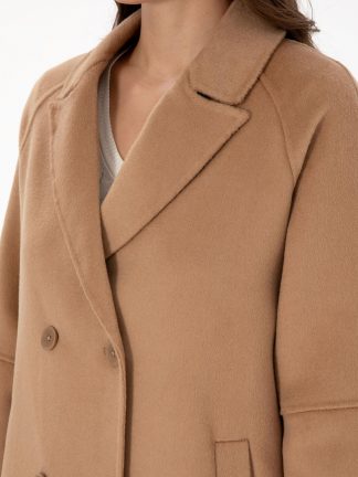 پالتو زنانه شتری یو اس پولو