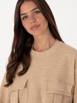 سویشرت زنانه بژ یو اس پولو