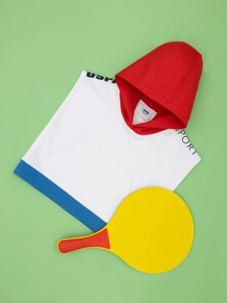 هودی دخترانه سفید یو اس پولو