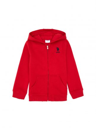 هودی دخترانه قرمز یو اس پولو