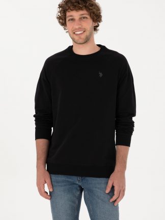 سویشرت مردانه مشکی یو اس پولو