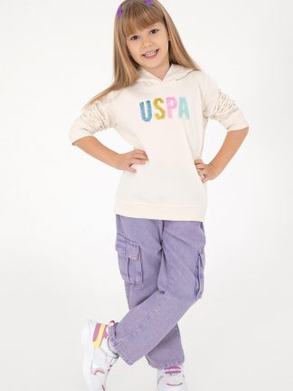 هودی دخترانه کرم یو اس پولو