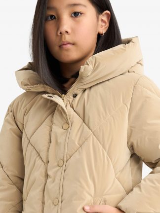 کاپشن دخترانه بژ دفکتو