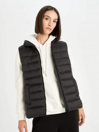 جلیقه زنانه مشکی دفکتو