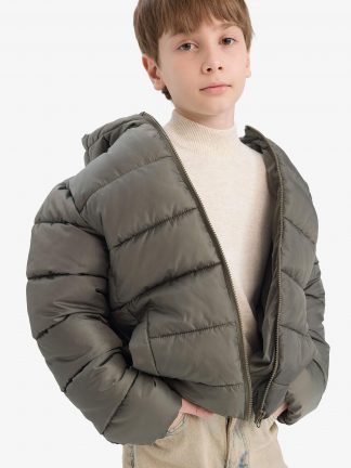 کاپشن پسرانه خاکی دفکتو