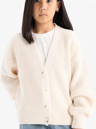 ژاکت دخترانه بژ دفکتو