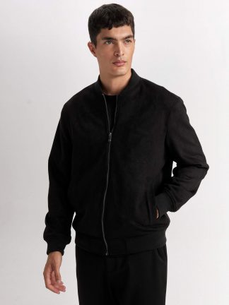 کاپشن مردانه مشکی دفکتو