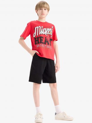 شلوارک پسرانه مشکی دفکتو