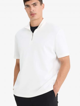 پولوشرت مردانه سفید دفکتو