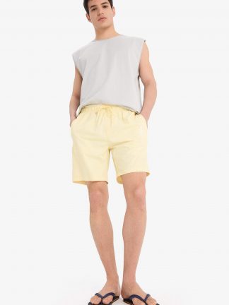 مایو مردانه زرد روشن دفکتو