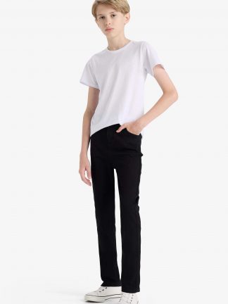 شلوار جین پسرانه مشکی دفکتو