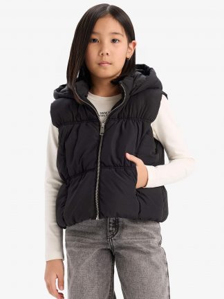 جلیقه دخترانه مشکی دفکتو