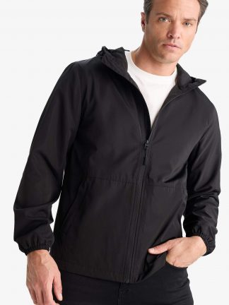 کاپشن مردانه مشکی دفکتو