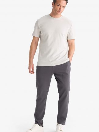 شلوار مردانه خاکستری تیره دفکتو