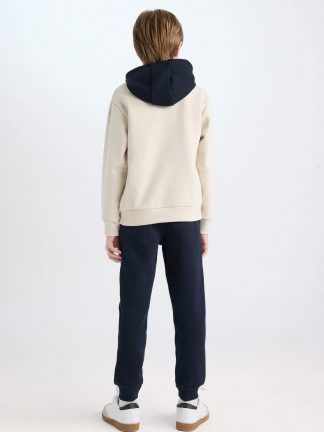 ست لباس راحتی پسرانه بژ دفکتو