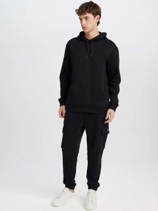 شلوار جاگر مردانه مشکی دفکتو