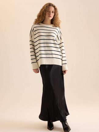 دامن ماکسی مشکی دفکتو