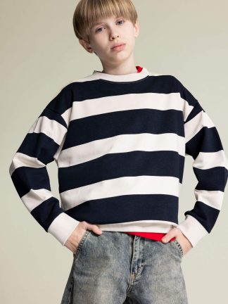 سویشرت پسرانه بژ دفکتو