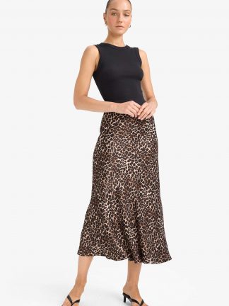 دامن میدی مشکی دفکتو