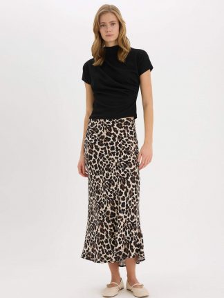 دامن ماکسی مشکی دفکتو