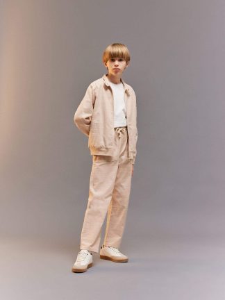 شلوار پسرانه بژ دفکتو