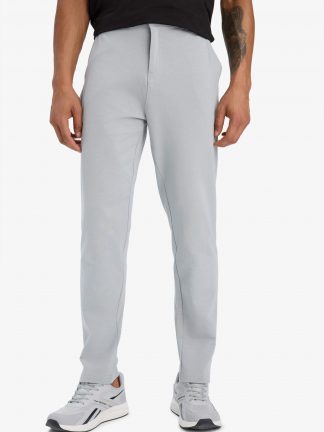 شلوار راحتی مردانه خاکستری روشن دفکتو