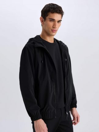 کاپشن مردانه مشکی دفکتو