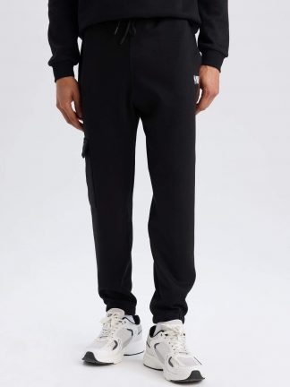 شلوار راحتی مردانه مشکی دفکتو