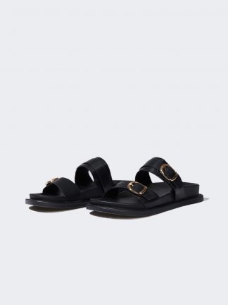 دمپایی زنانه مشکی دفکتو